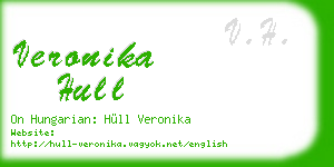 veronika hull business card